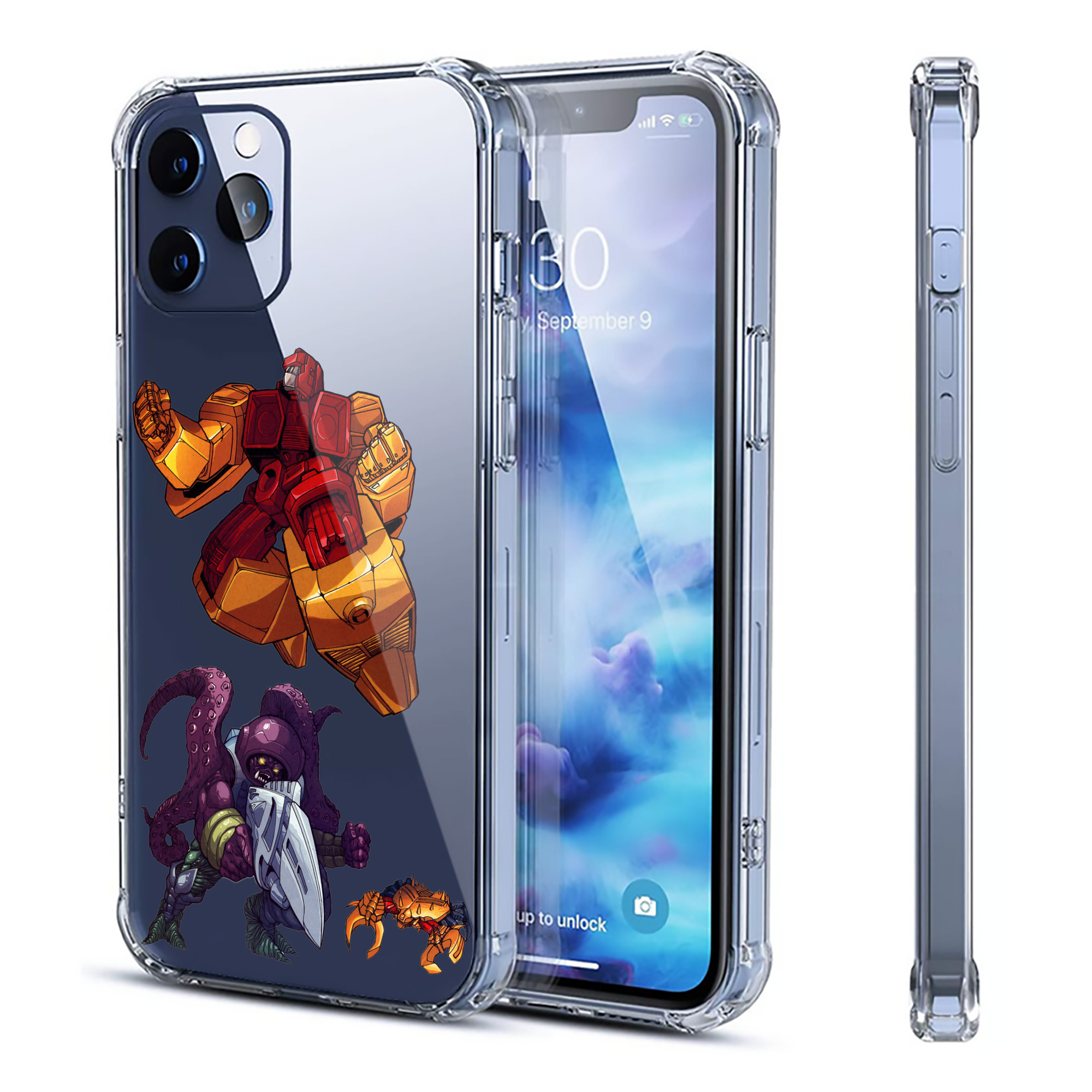 （画像用）  【iPhone 12シリーズ対応】透明スマホケース（クリアソフトケース）